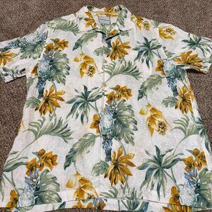 Tommy Bahama Men's Linen Button-up T-Shirt (Large)